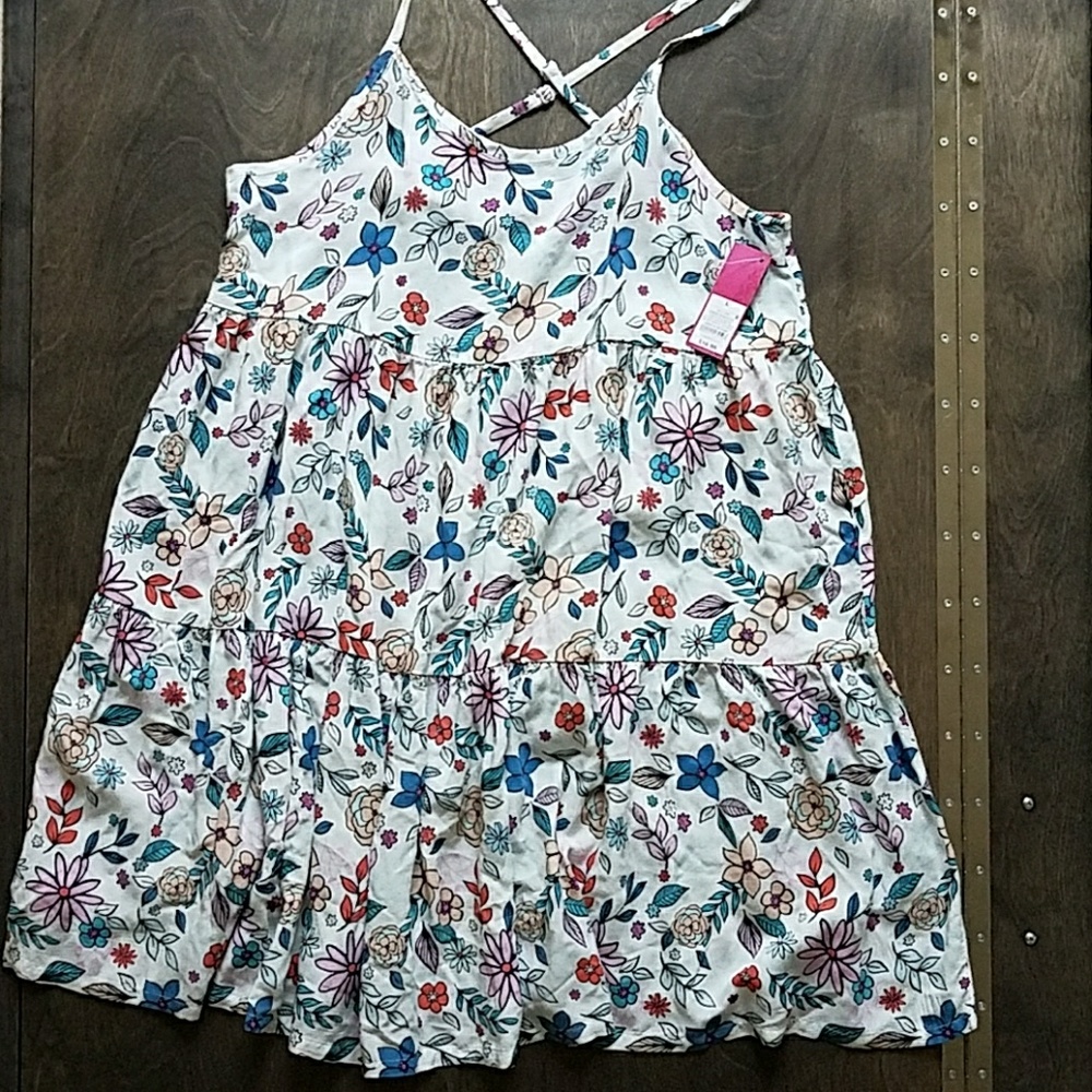 Babydoll tiered panel dress